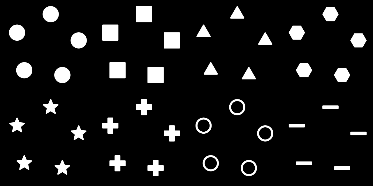 The eight primitives