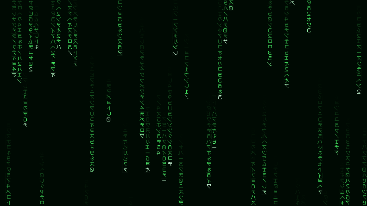 Downpour — Digital rain for Resolume