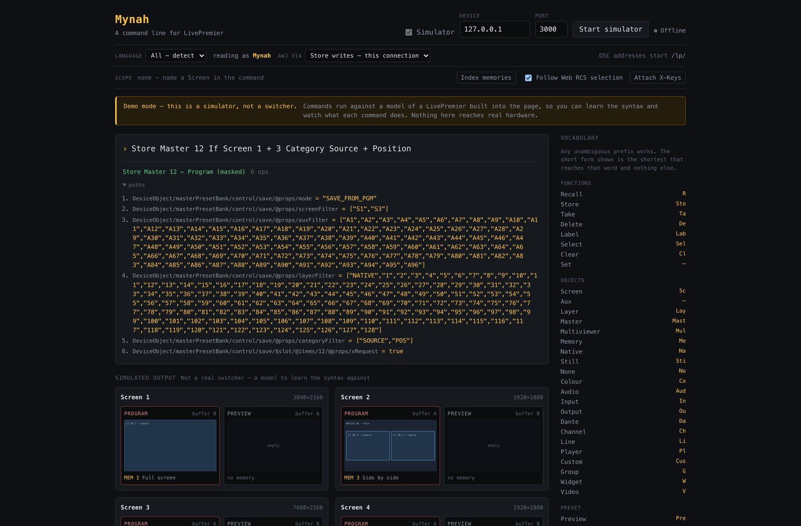Mynah — Type the cue, don't hunt for it