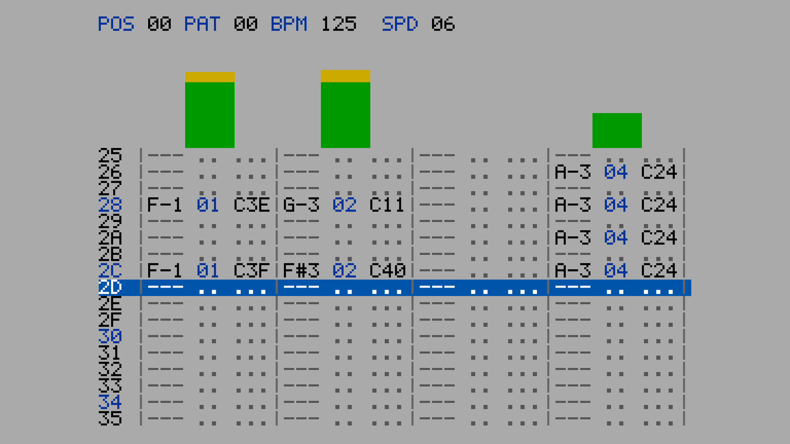 Pattern — A tracker's pattern editor, for Resolume