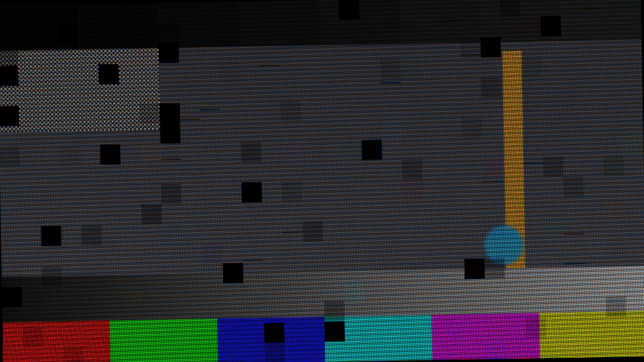 Pitch — An LED wall seen through a camera, for Resolume