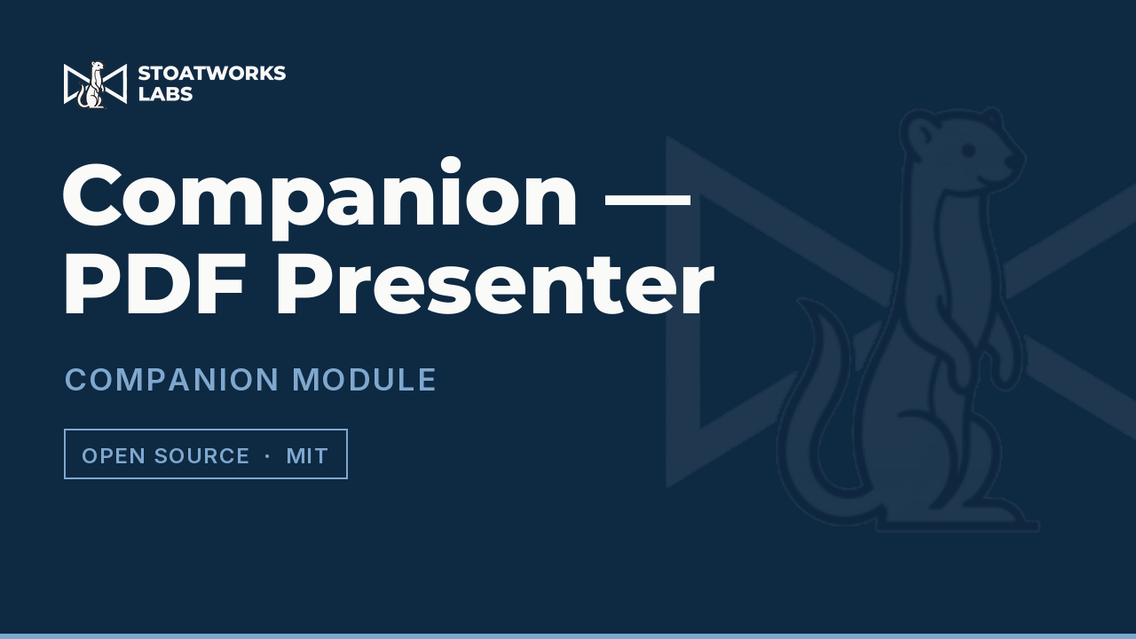 Companion — PDF Presenter — Companion module