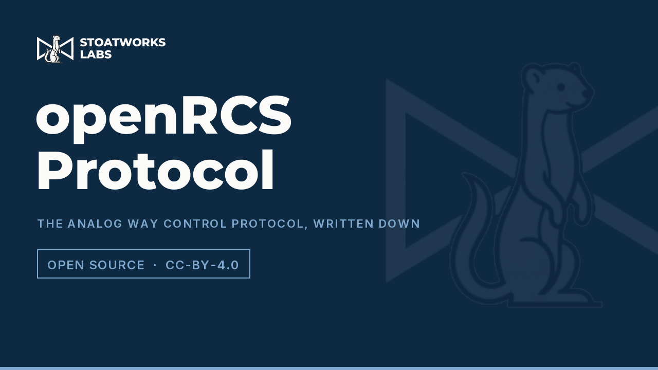 openRCS Protocol — The Analog Way control protocol, written down