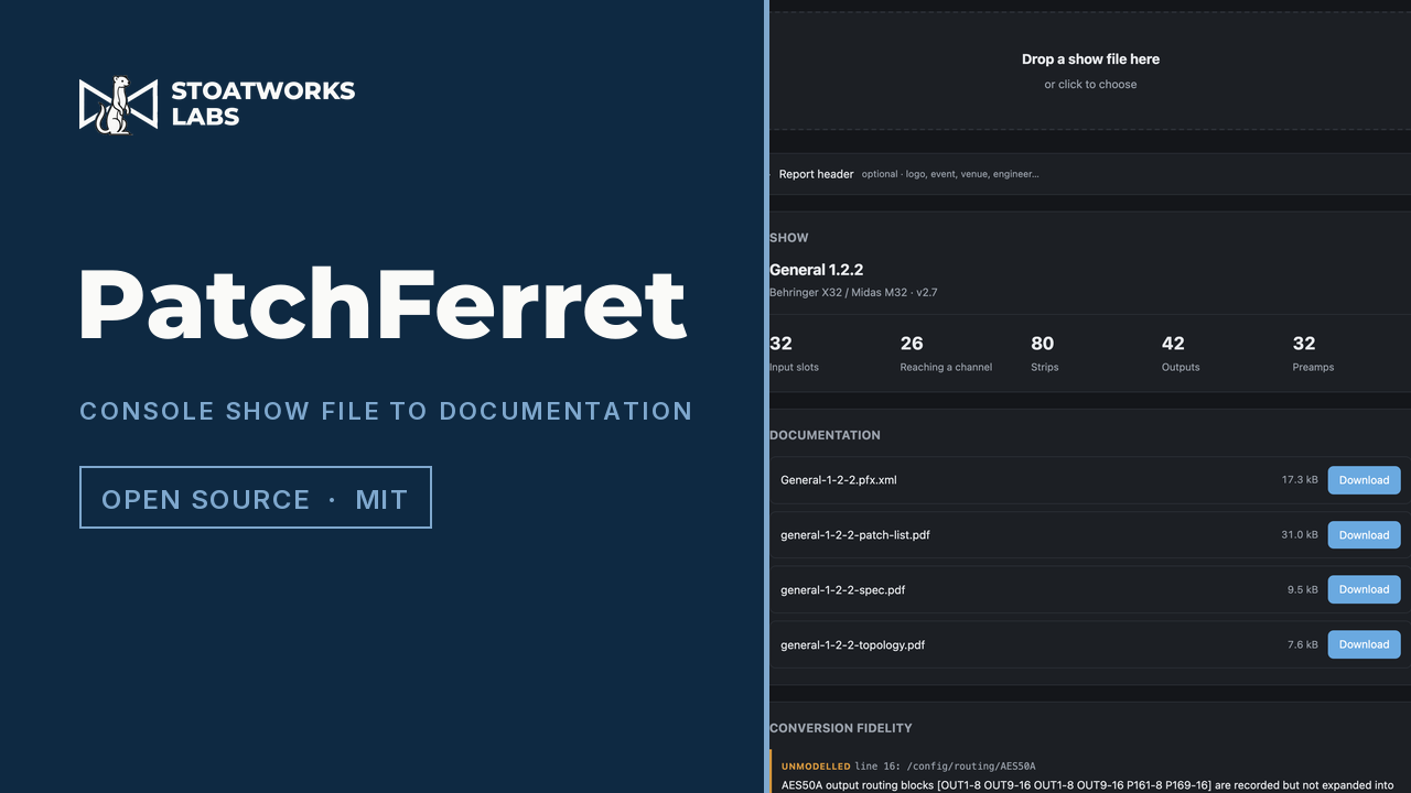 PatchFerret — Console show file to documentation