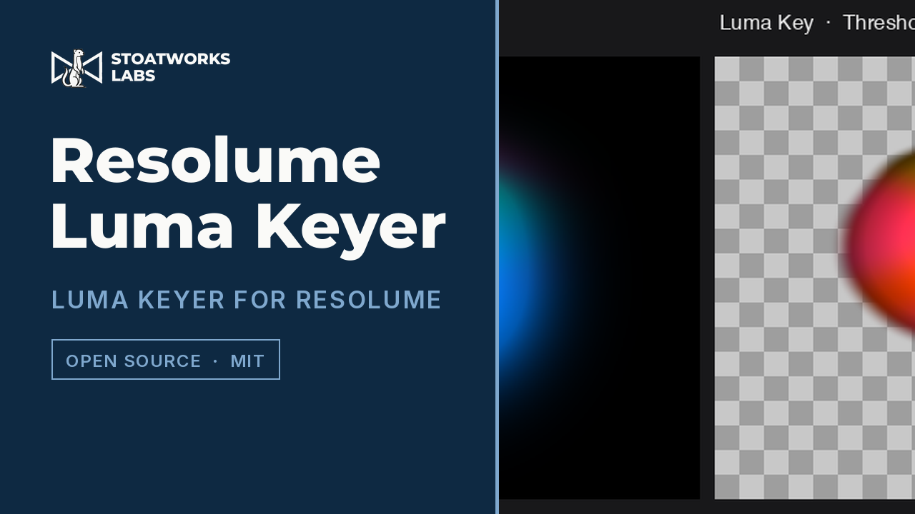 Resolume Luma Keyer — Luma keyer for Resolume